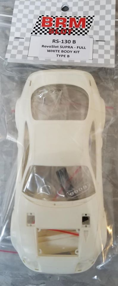 RS-130B Revo Slot Toyota SUPRA White Body Kit